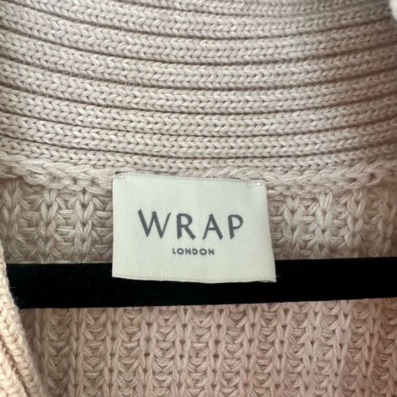 Wrap London Women’s 2 Cream Wool Cotton Sweater - Picture 2 of 5